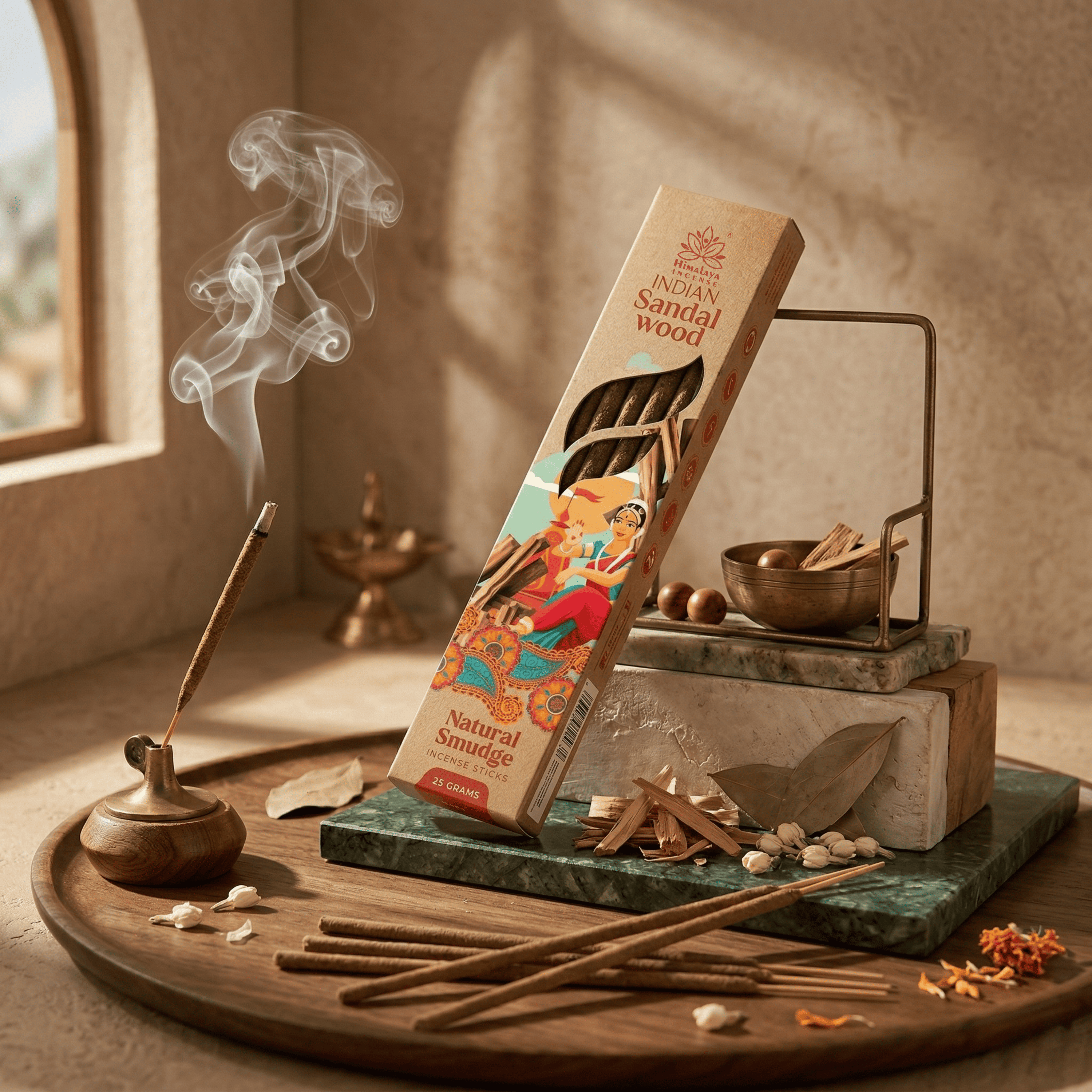 Premium Smudge Incense Sticks Combo Pack – Natural, Long Lasting - Pack of 5
