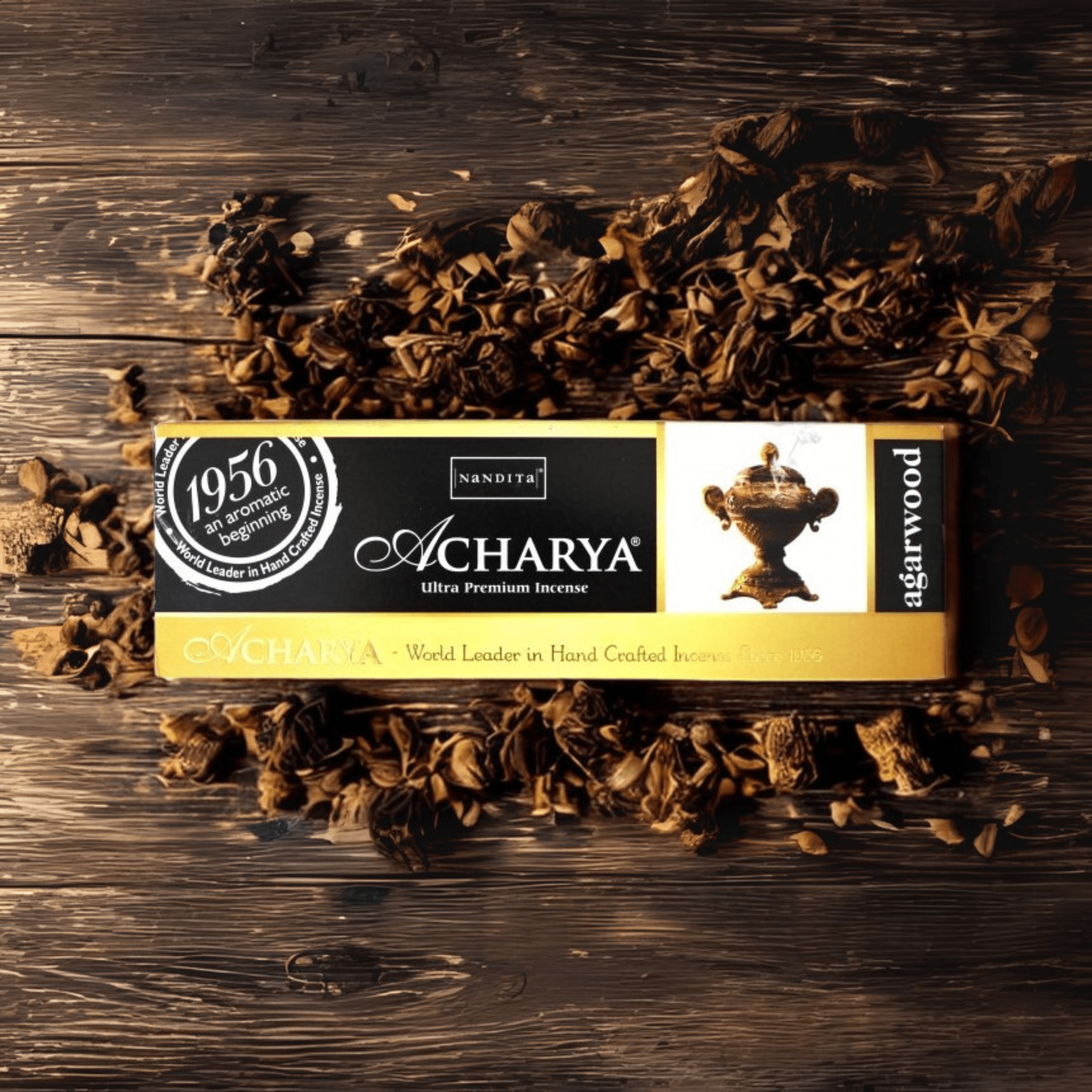 Nandita Acharya Agarwood Ultra Premium Incense - Pack of 3
