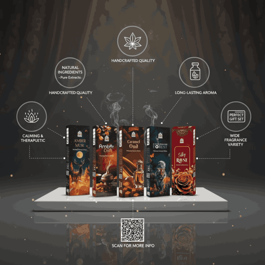 Himalaya Precious Incense Luxury Collection | Premium Aromatic Incense Sticks Pack of 5