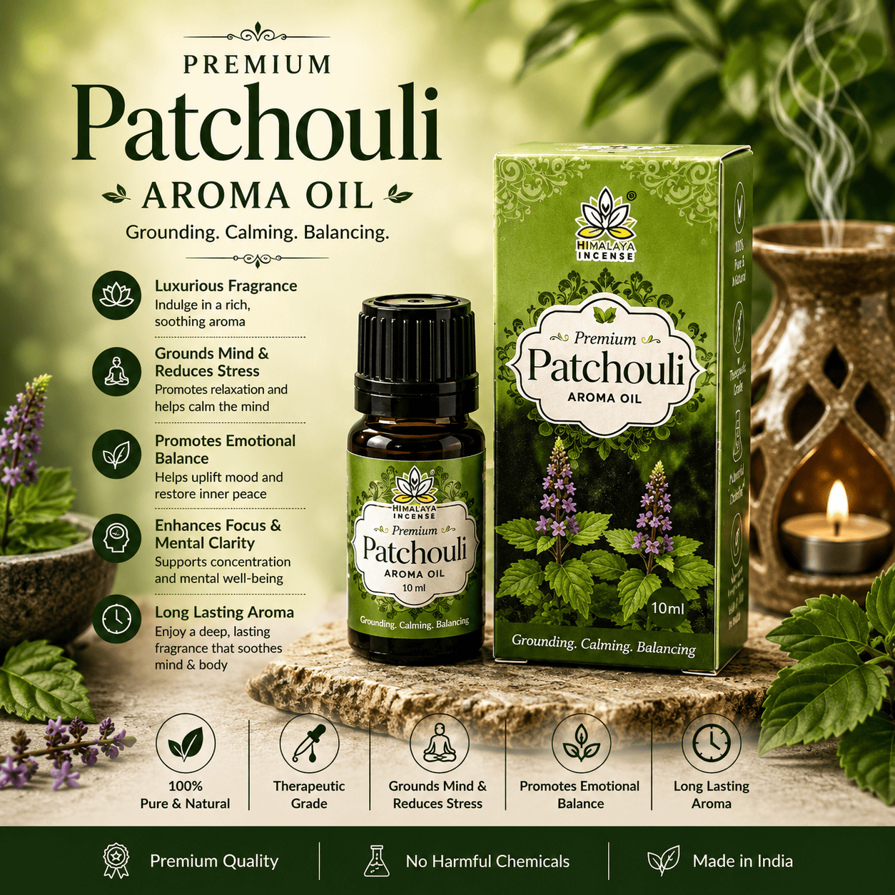 Himalaya Patchouli Aroma Oil 10ml