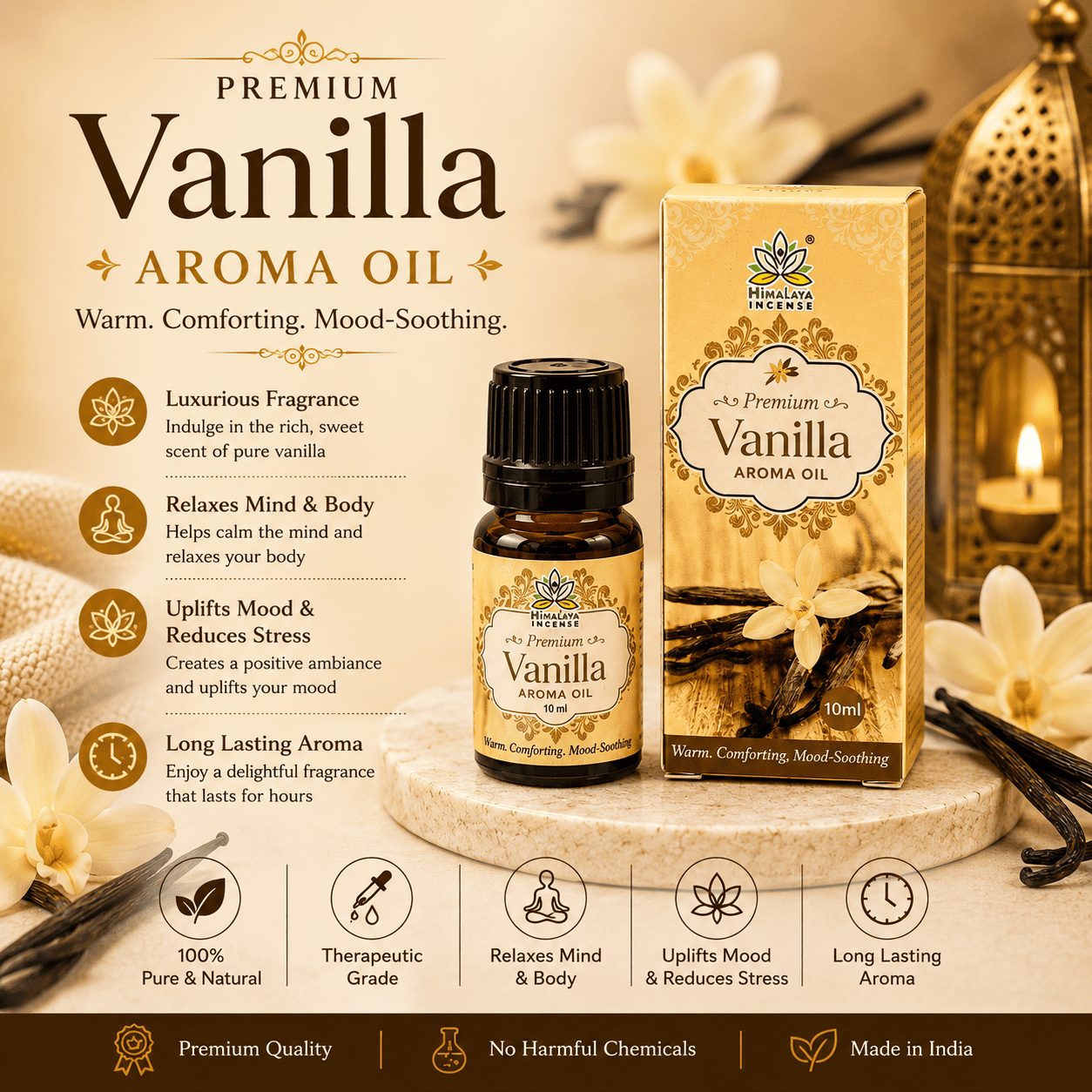 Himalaya Vanilla Aroma Oil 10ml