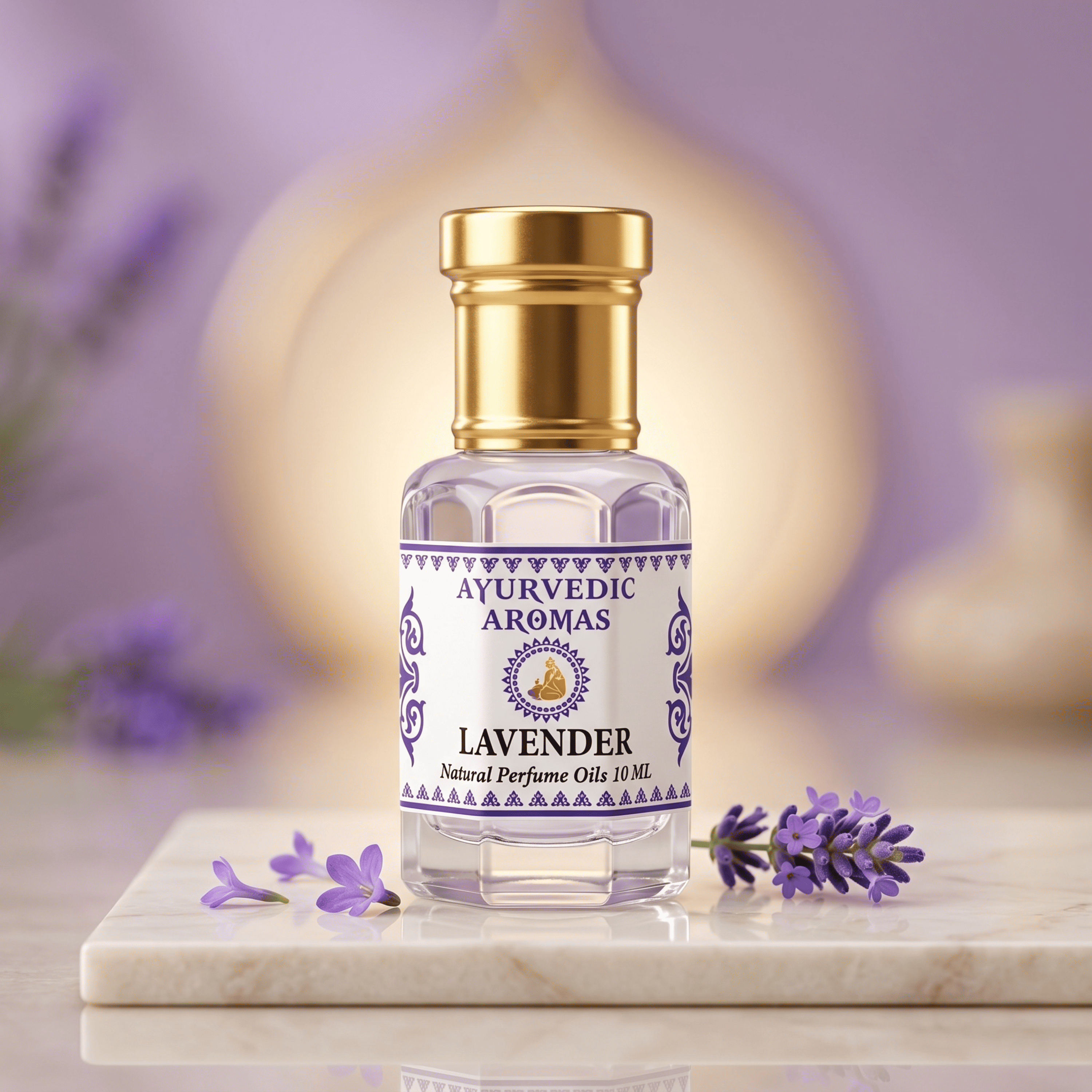 Lavender Aromatic Roll-On Attar 10ml – Relaxing Fresh Lavender Attar Fragrance