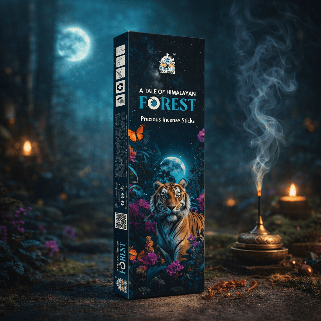 Himalaya Forest Precious Incense Sticks Luxury Fresh Mountain Aroma 50 Grams