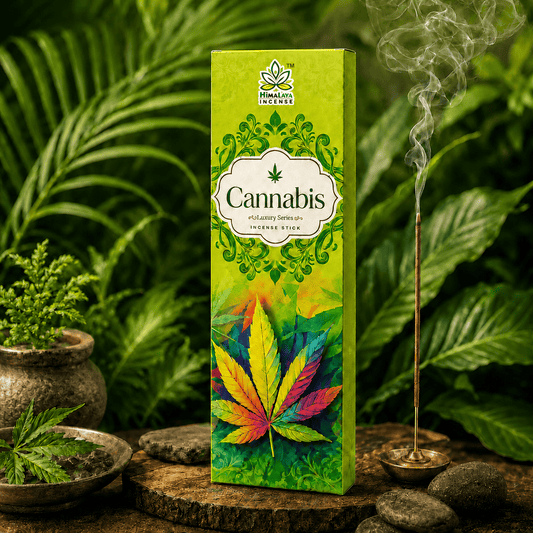 Cannabis Incense Sticks – Premium Herbal Incense Sticks for Relaxation, Meditation & Home Fragrance - 50Grm