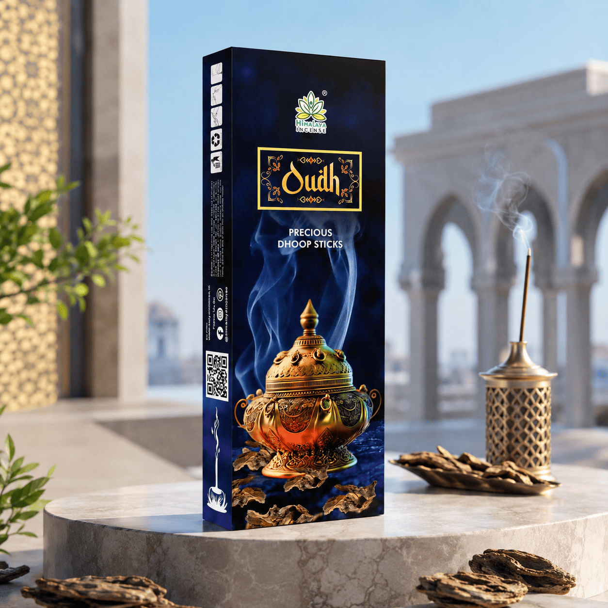 Himalaya Oudh Precious Dhoop Sticks - - Bambooless Incense Sticks - 50 Grm / Pack