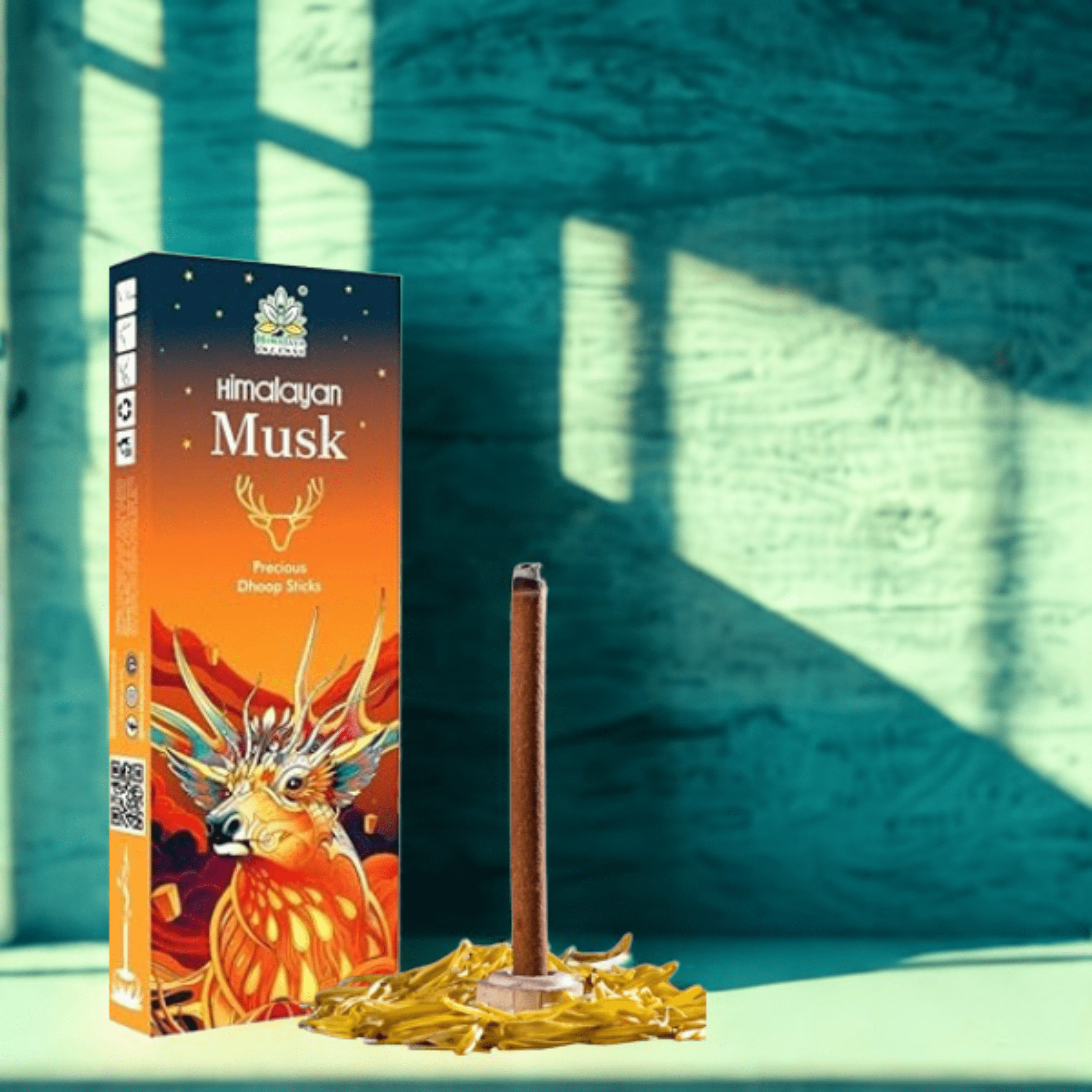 Himalayan Musk Dhoop Sticks - Bambooless Incense Sticks - 50 Grm