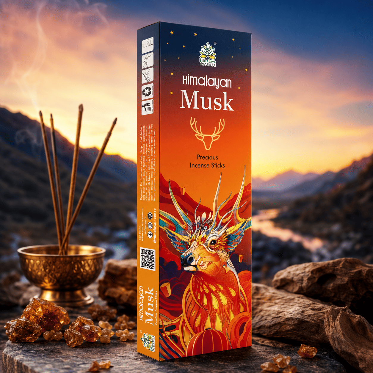 Himalayan Musk Luxurious Incense Sticks 50Gm