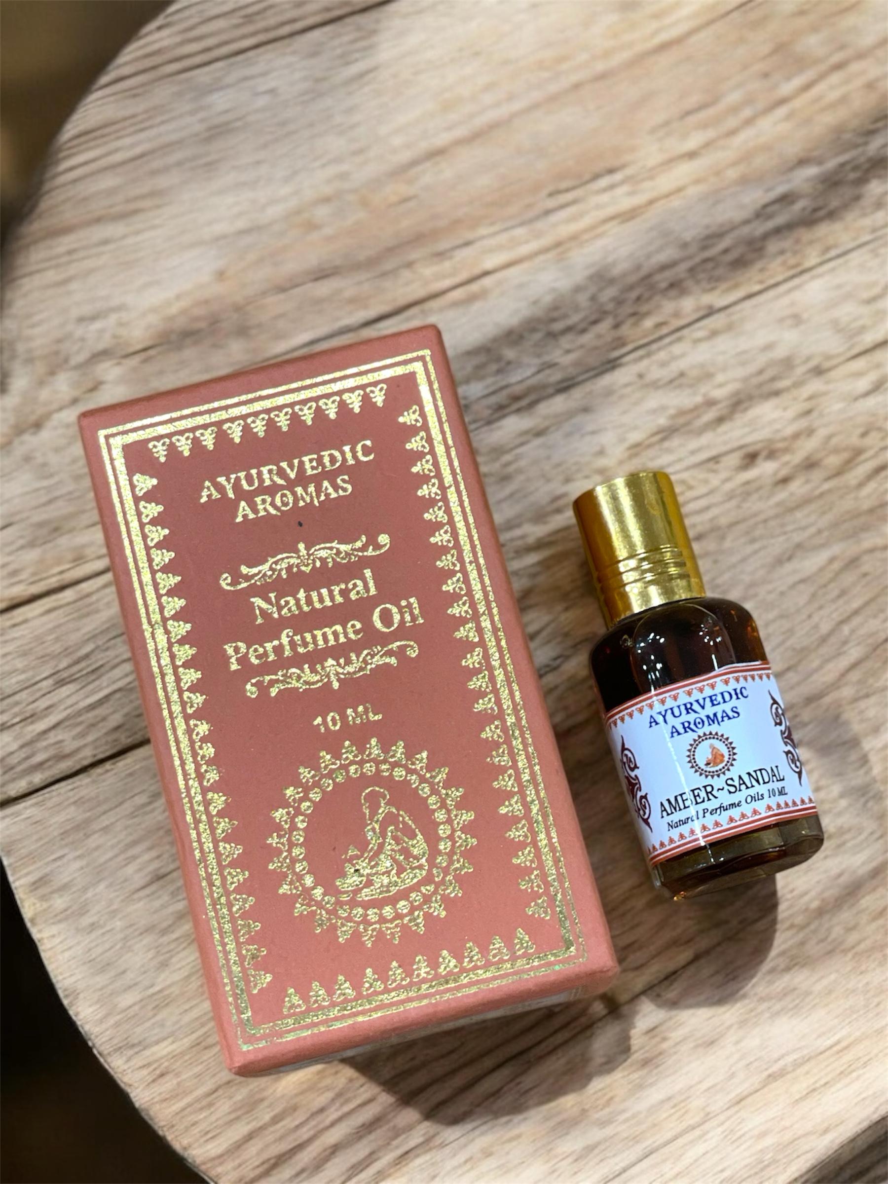 Amber Sandal Attar Roll On Perfume 10ml