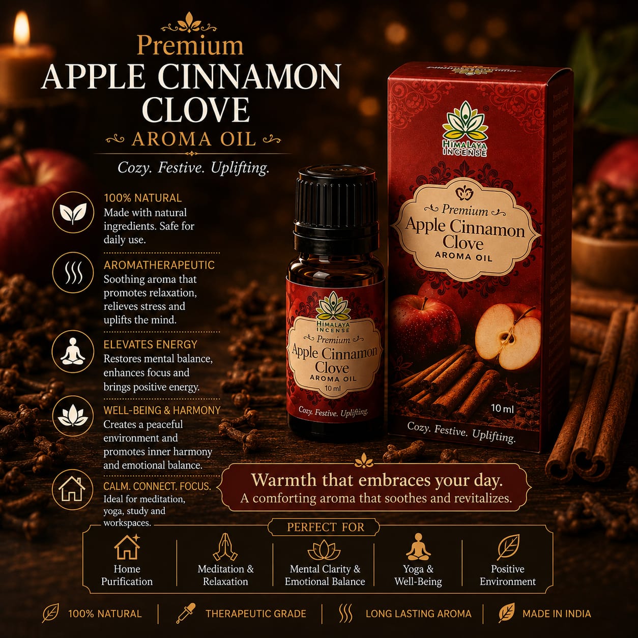 Himalaya Apple Cinnamon Clove Oil 10ml