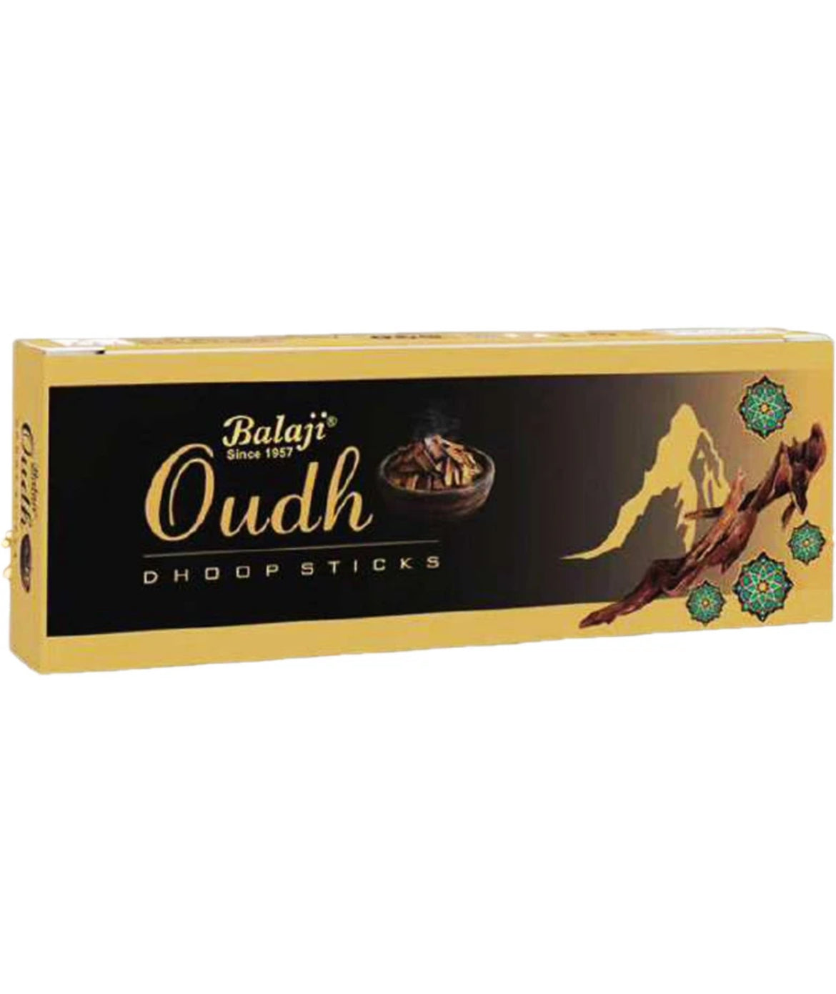 Balaji Oudh Premium Dhoop Sticks - Pack of 2