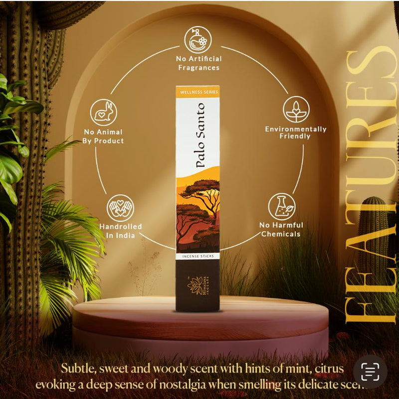 Himalaya Palo Santo Incense Sticks Pack of 3 - x 15gm Each