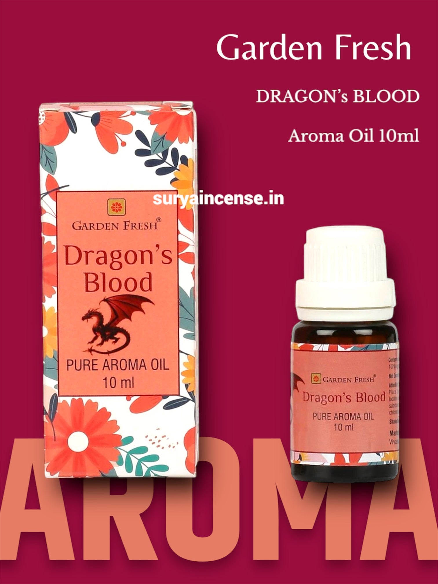 Garden Fresh Dragons Blood Diffuser Oil - 10ml