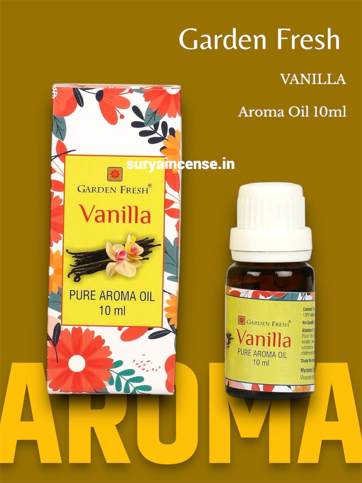 Garden Fresh Vanilla Diffuser Oil - 10ml