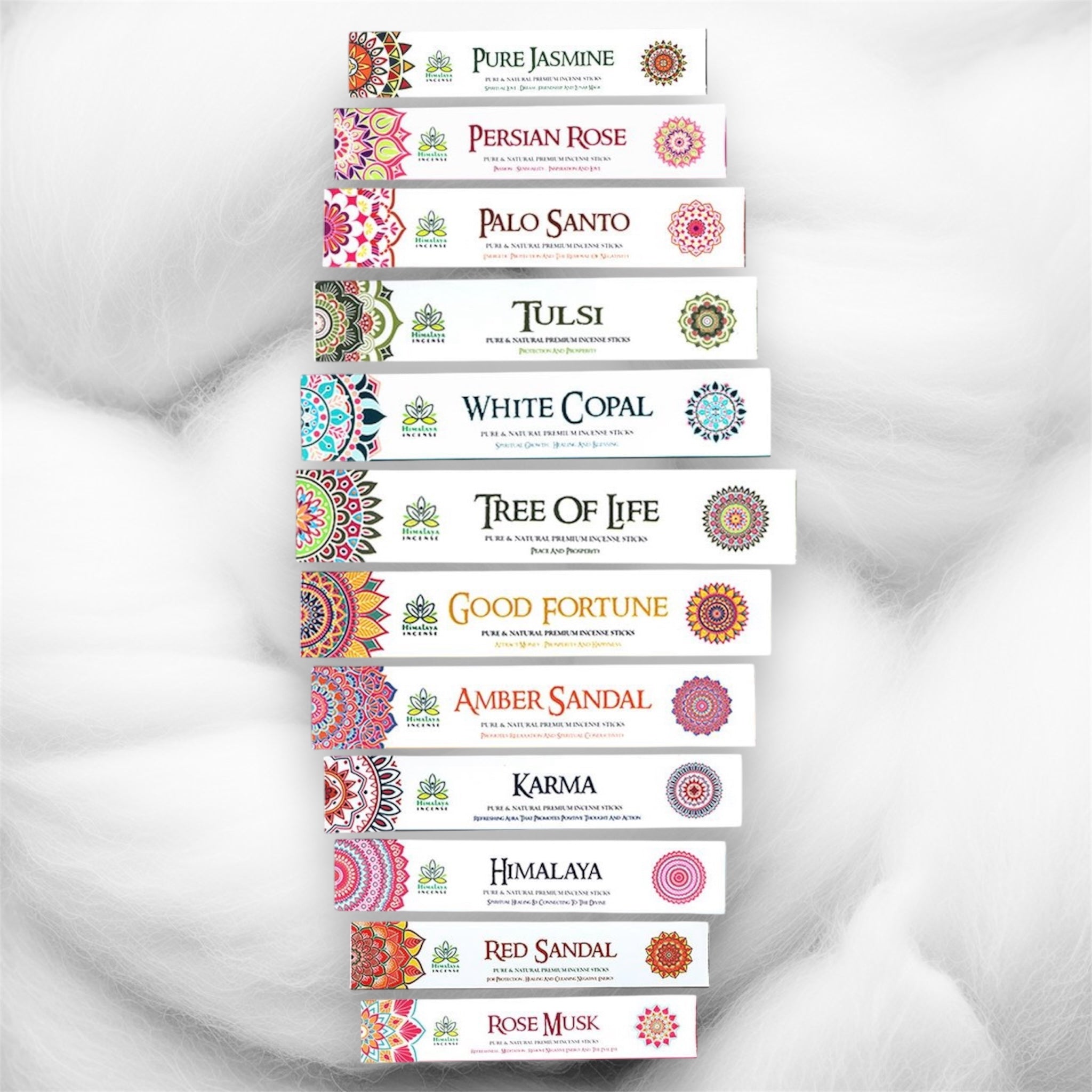 Himalaya Mandala Incense Sticks Collection Set of 12 Combo Offer