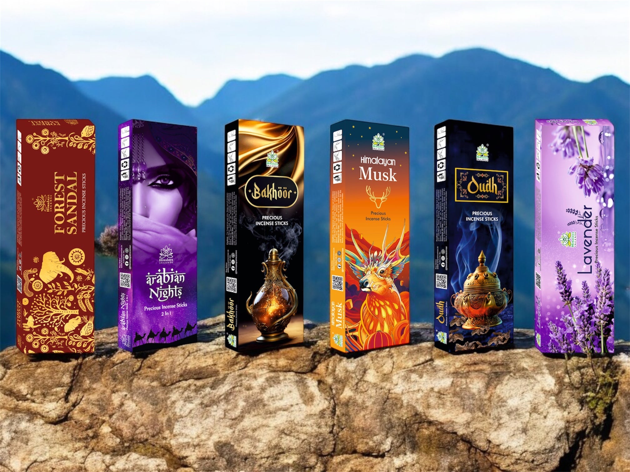 Himalaya Luxurious Incense Masala Sticks 50 Gms Combo Pack of 6