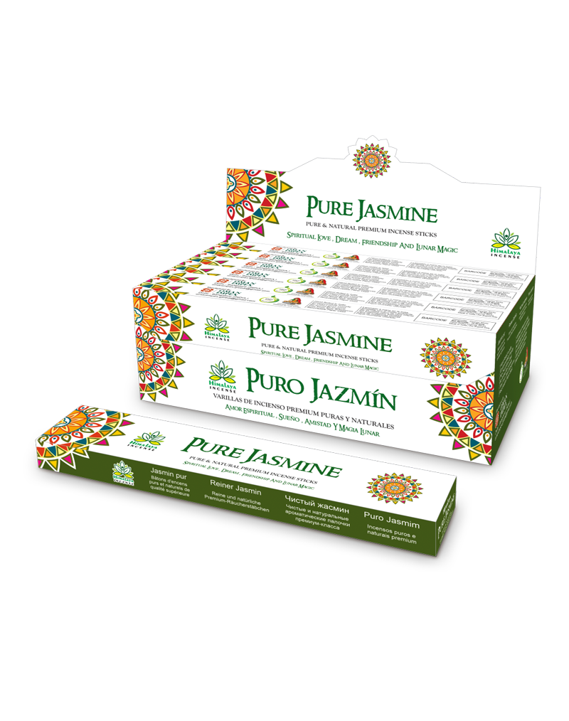 Himalaya Pure Jasmine Incense Sticks - 12packs x 15gm Each