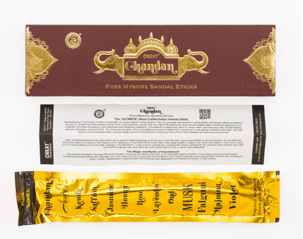 Orkay Fragrance Pure Chandan Incense Sticks