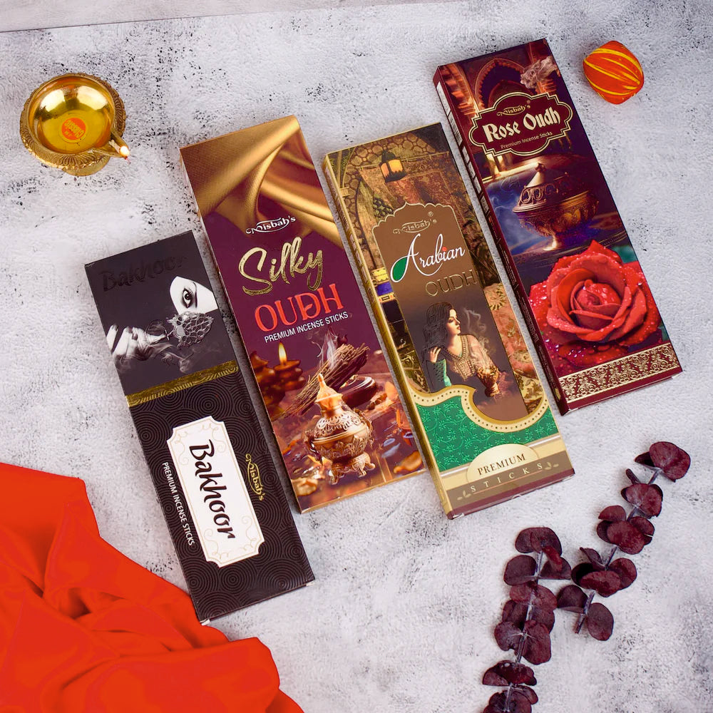 Oudh Incense Combo (Pack of 4)