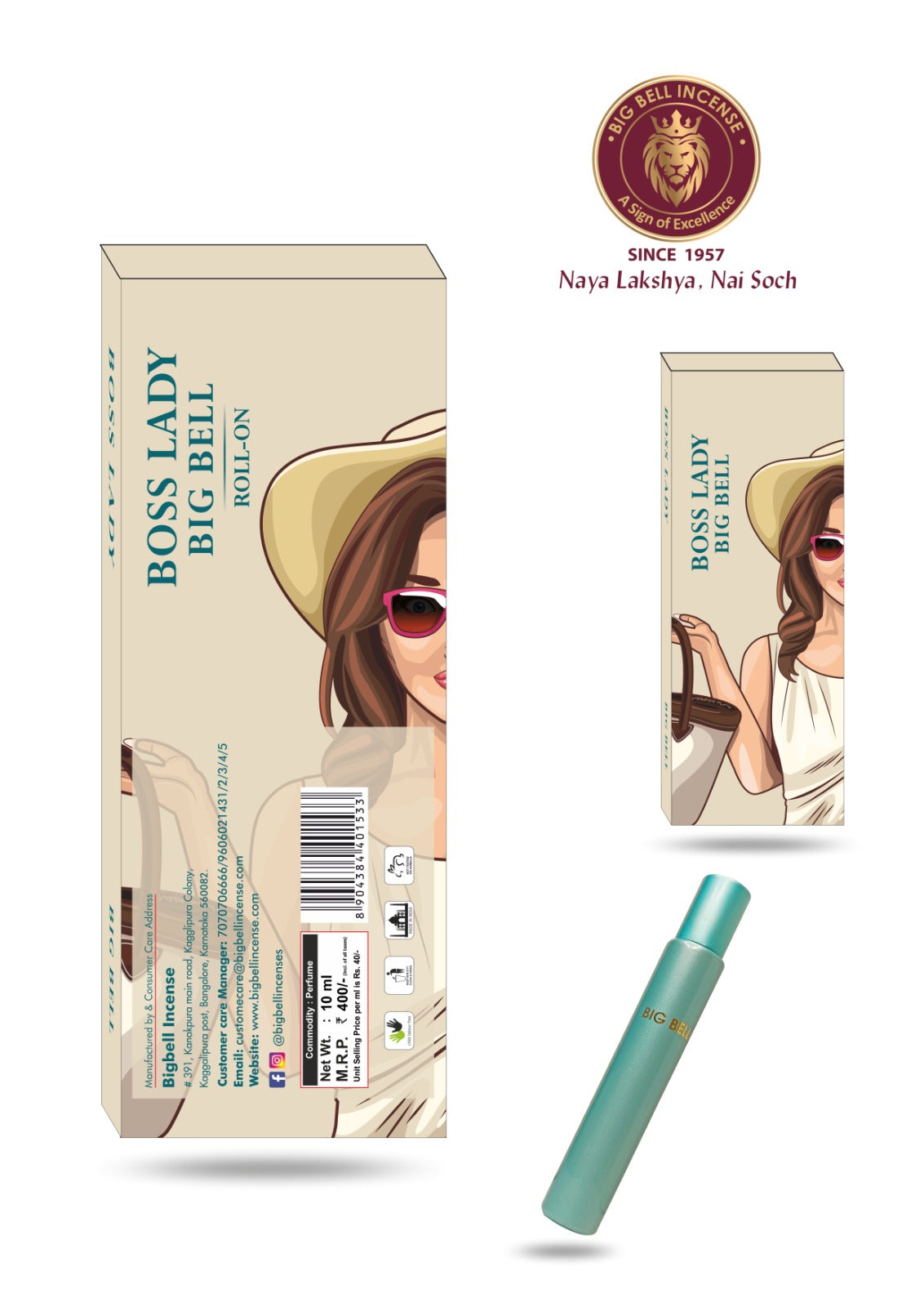Big Bell Boss Lady 10ml Roll On