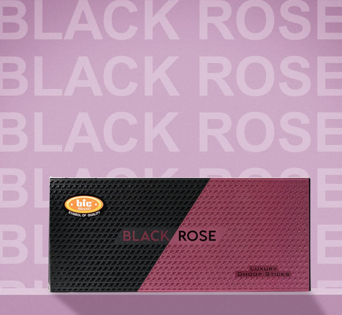 BIC Black Rose Dhoop Sticks
