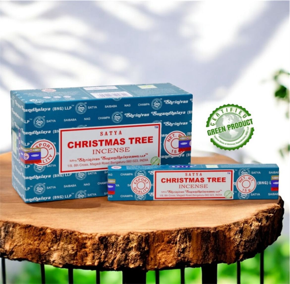 Satya Christmas Tree Incense Sticks - 180 Gms