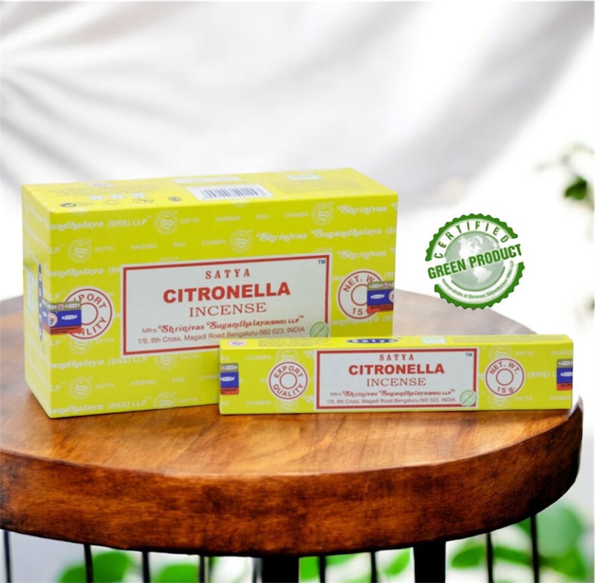 Satya Citronella Incense Sticks - 180 Gms