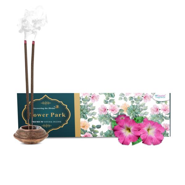 Flourish Fragrance Flower Park Thick Incense Sticks