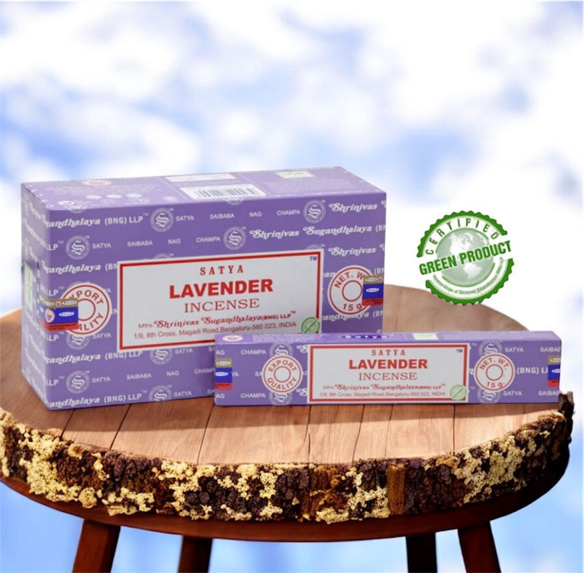 Satya Lavender Incense Sticks - 180 Gms