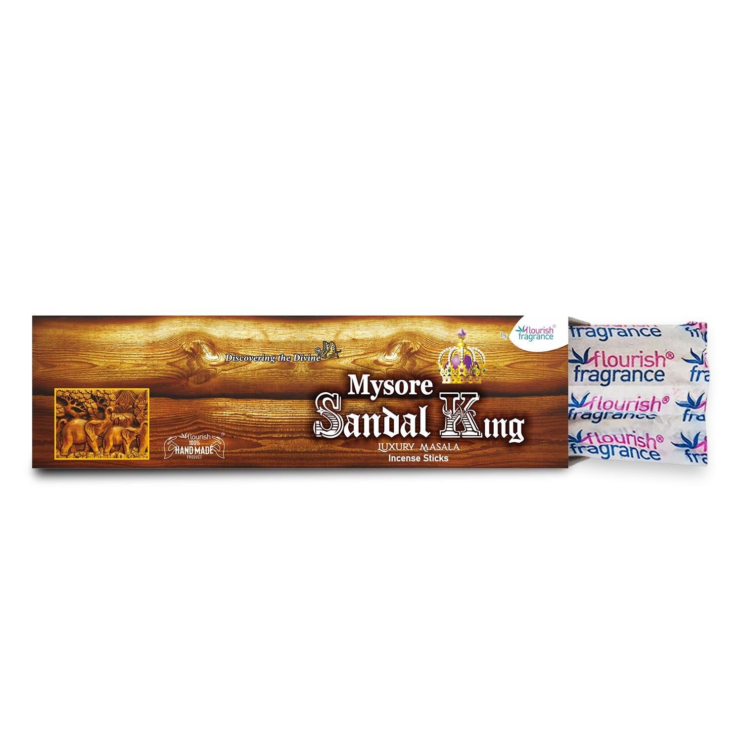 Flourish Fragrance Mysore Sandal King Masala Incense Sticks