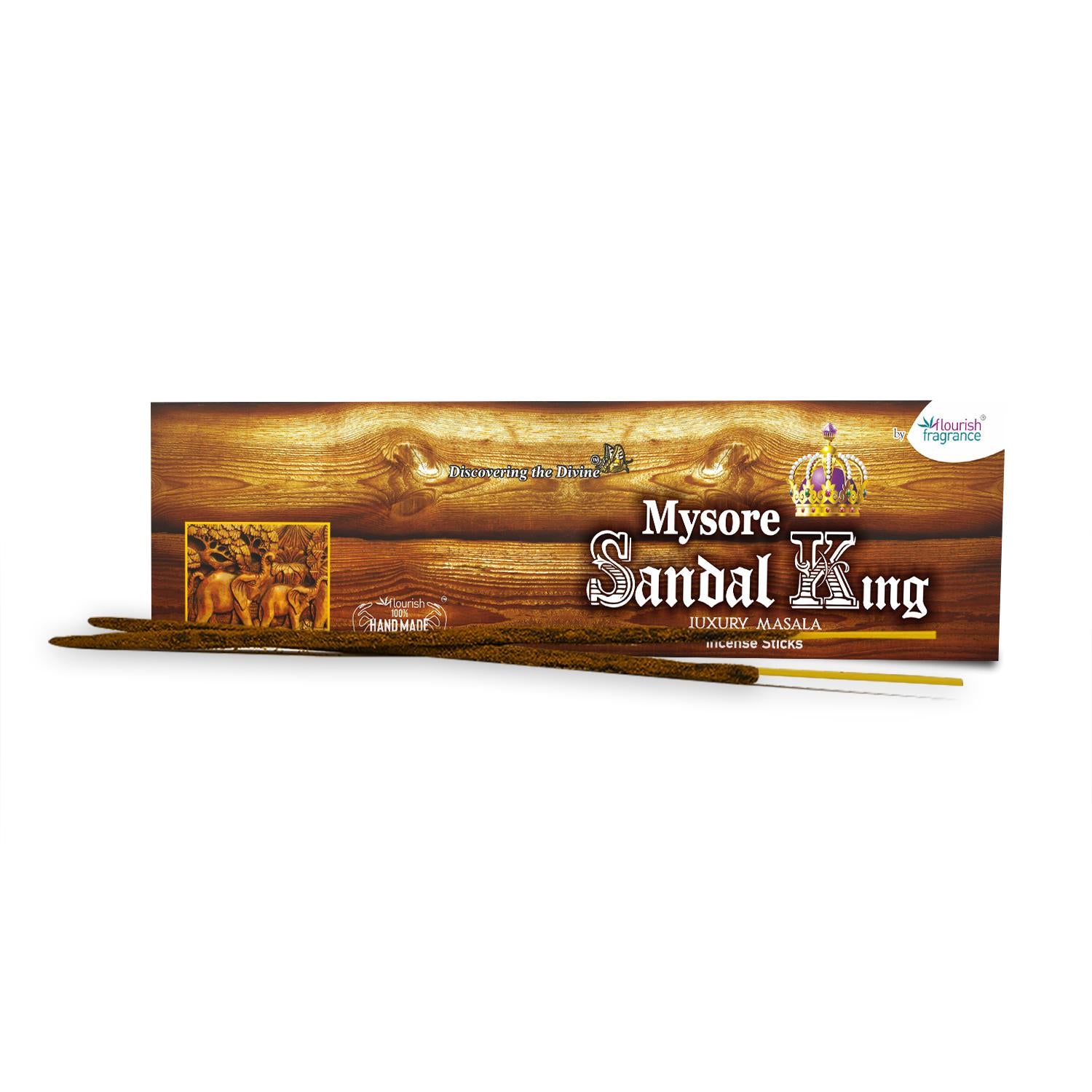 Flourish Fragrance Mysore Sandal King Masala Incense Sticks