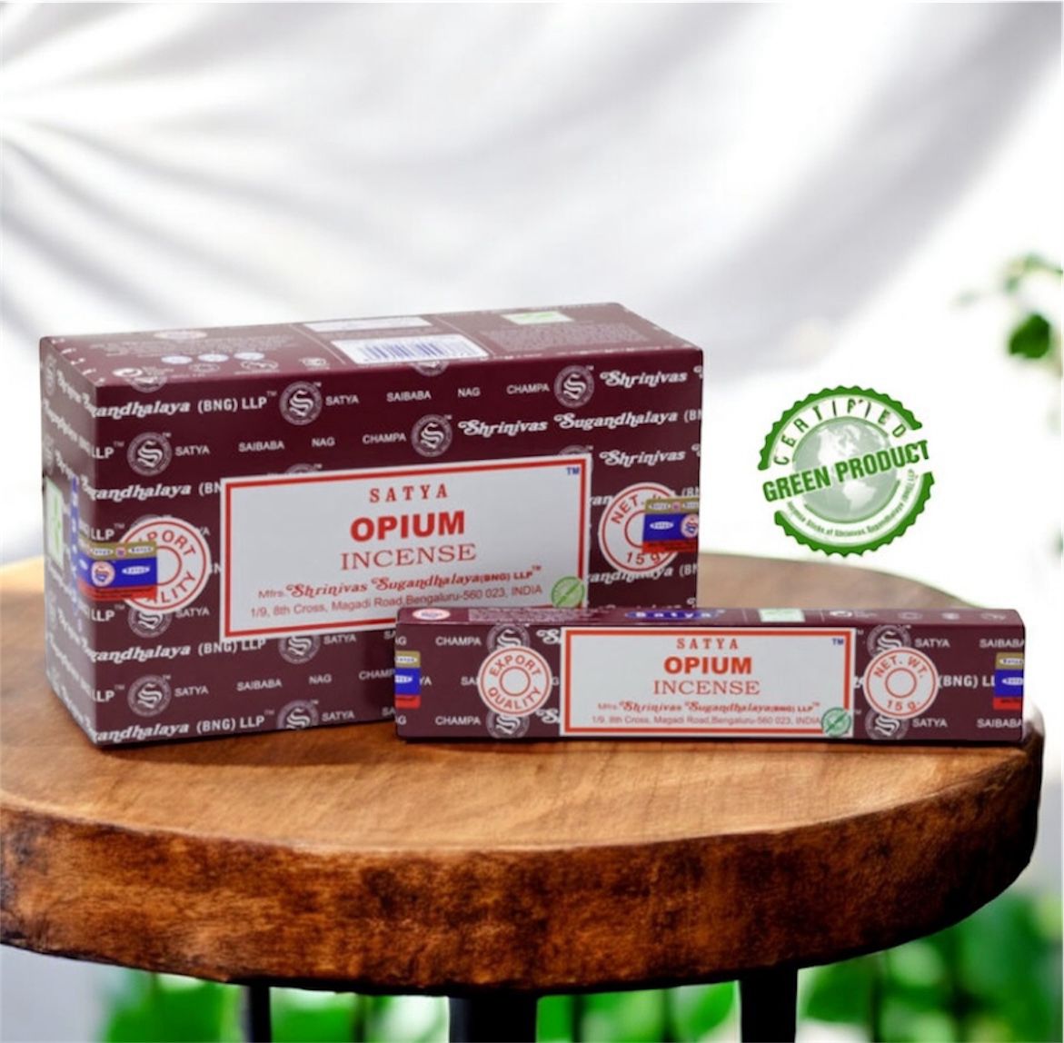 Satya Opium Incense Sticks - 180 Gms