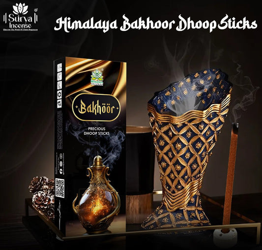 Himalaya Bakhoor Dhoop Sticks - Bambooless Incense Sticks - 50 Grm / Pack