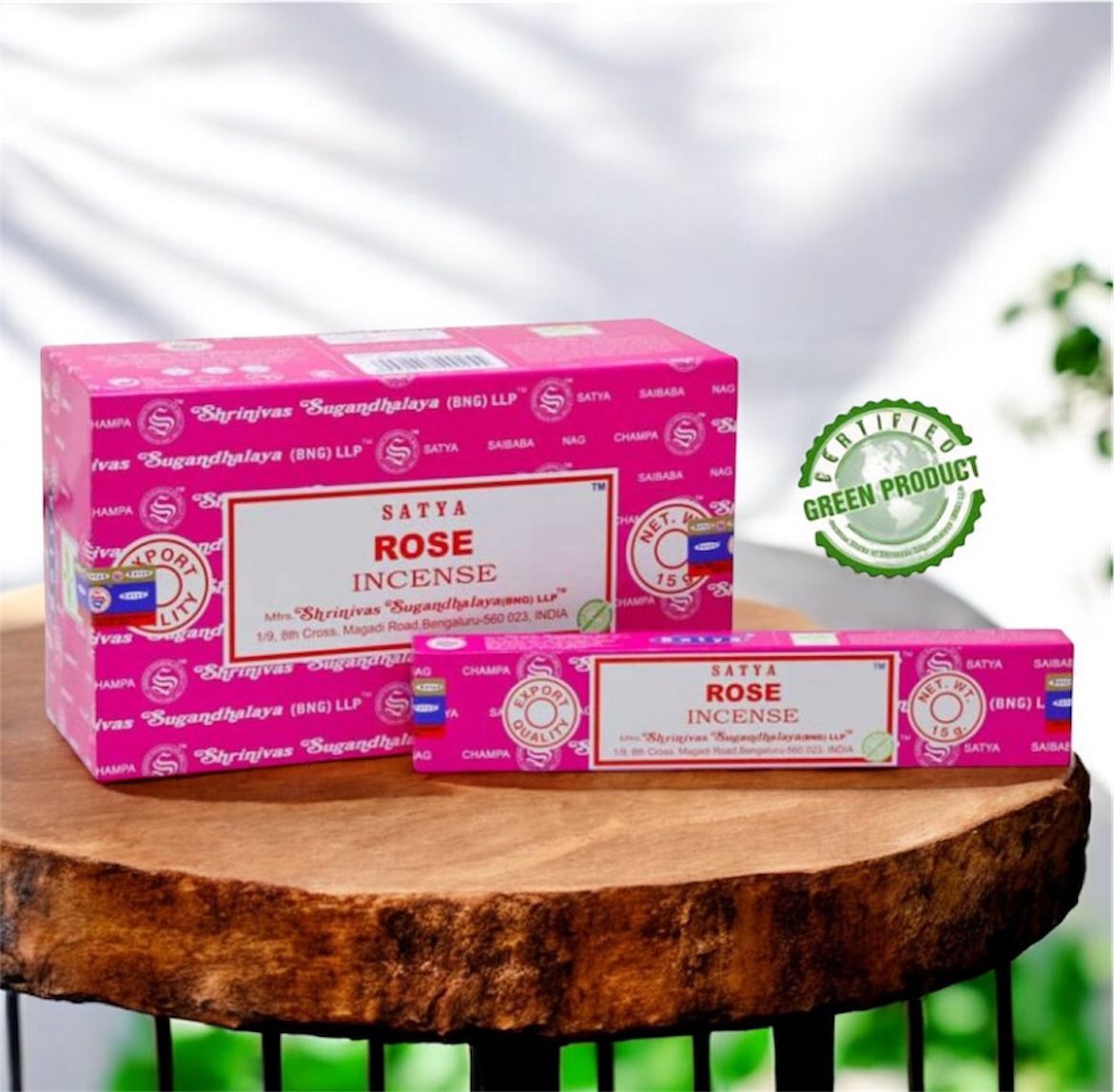 Satya Rose Incense Sticks - 180 Gms
