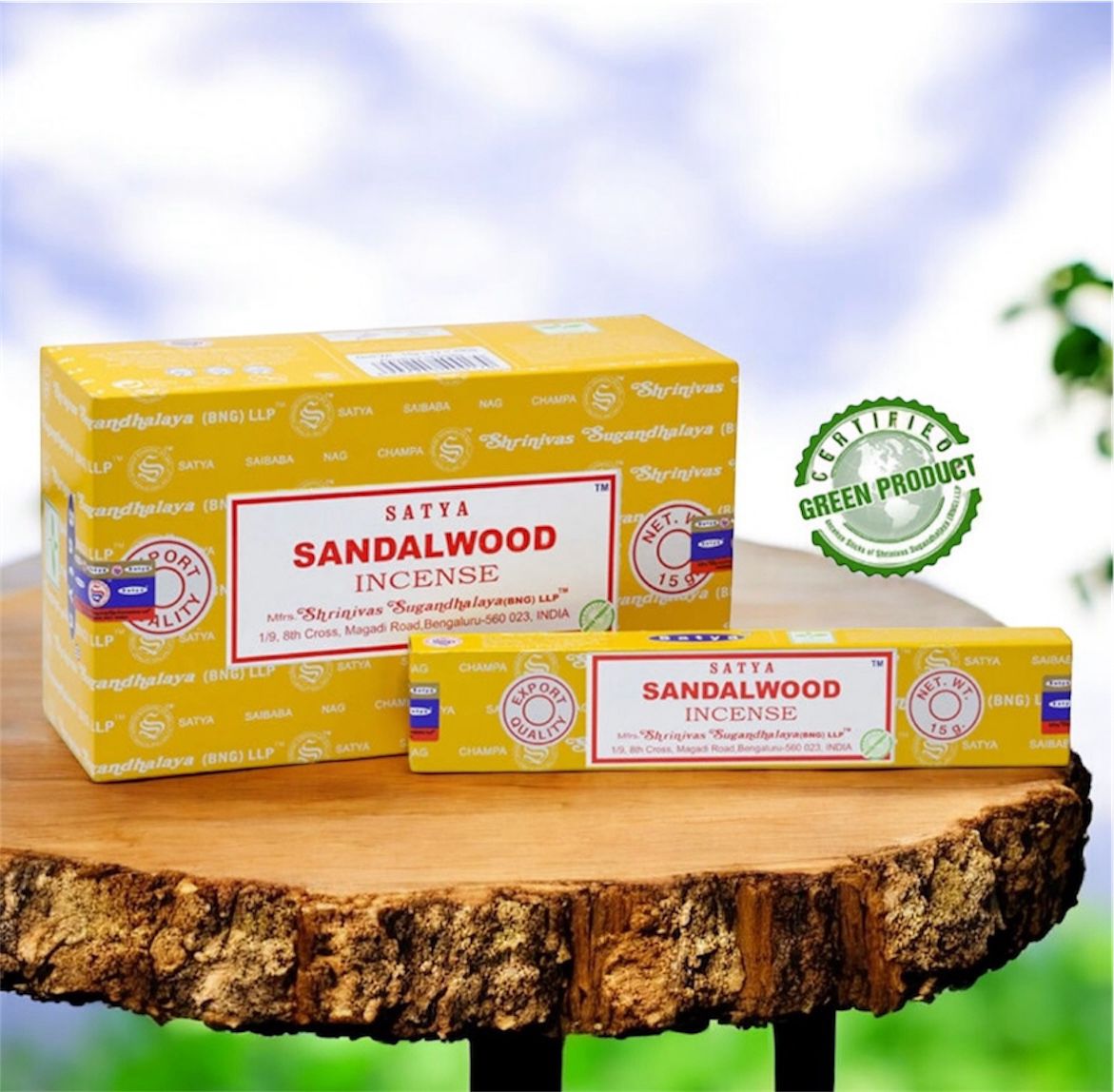 Satya Sandalwood Incense Sticks - 180 Gms