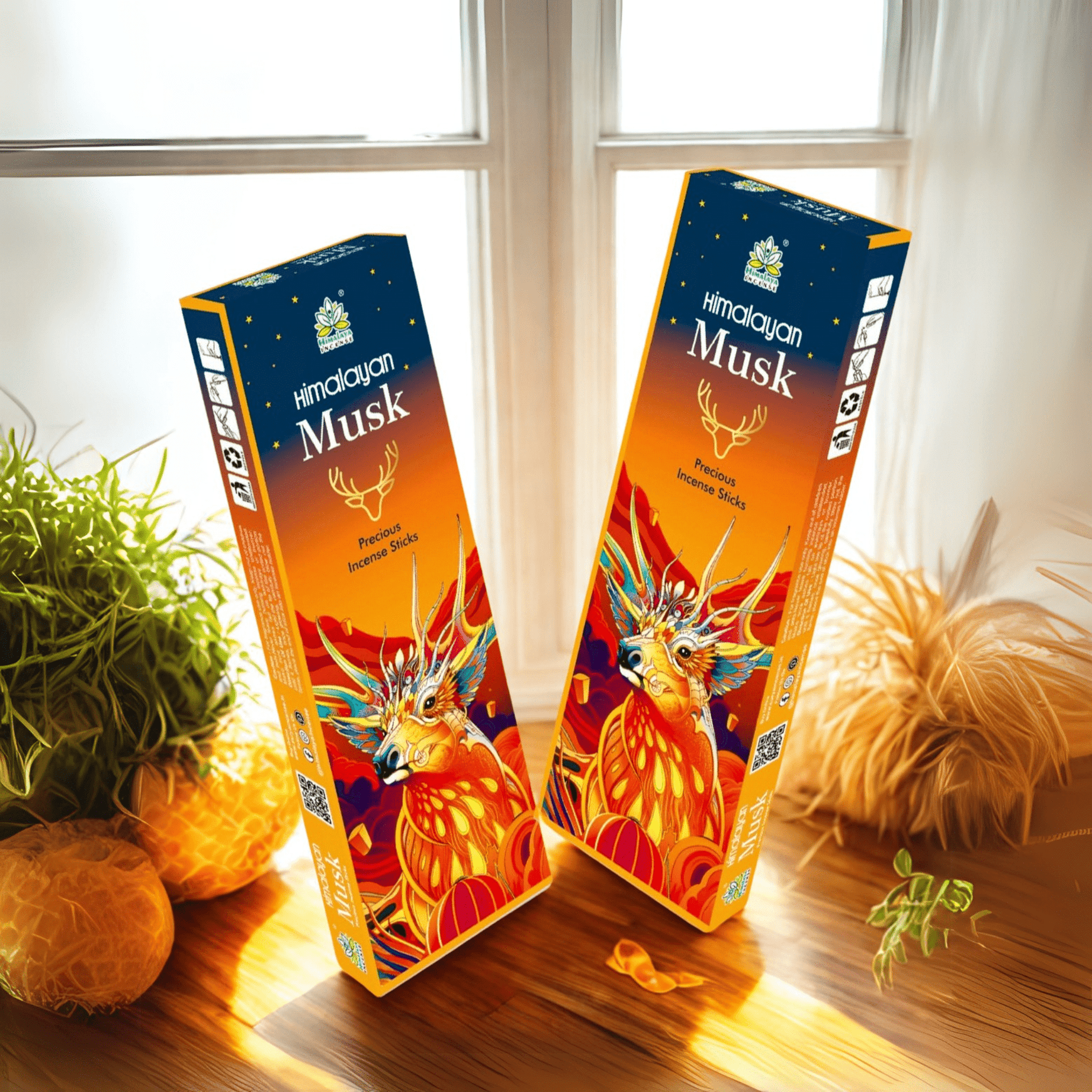 Himalayan Musk Luxurious Incense Sticks 50Gm With Metal Incense Sticks Holder