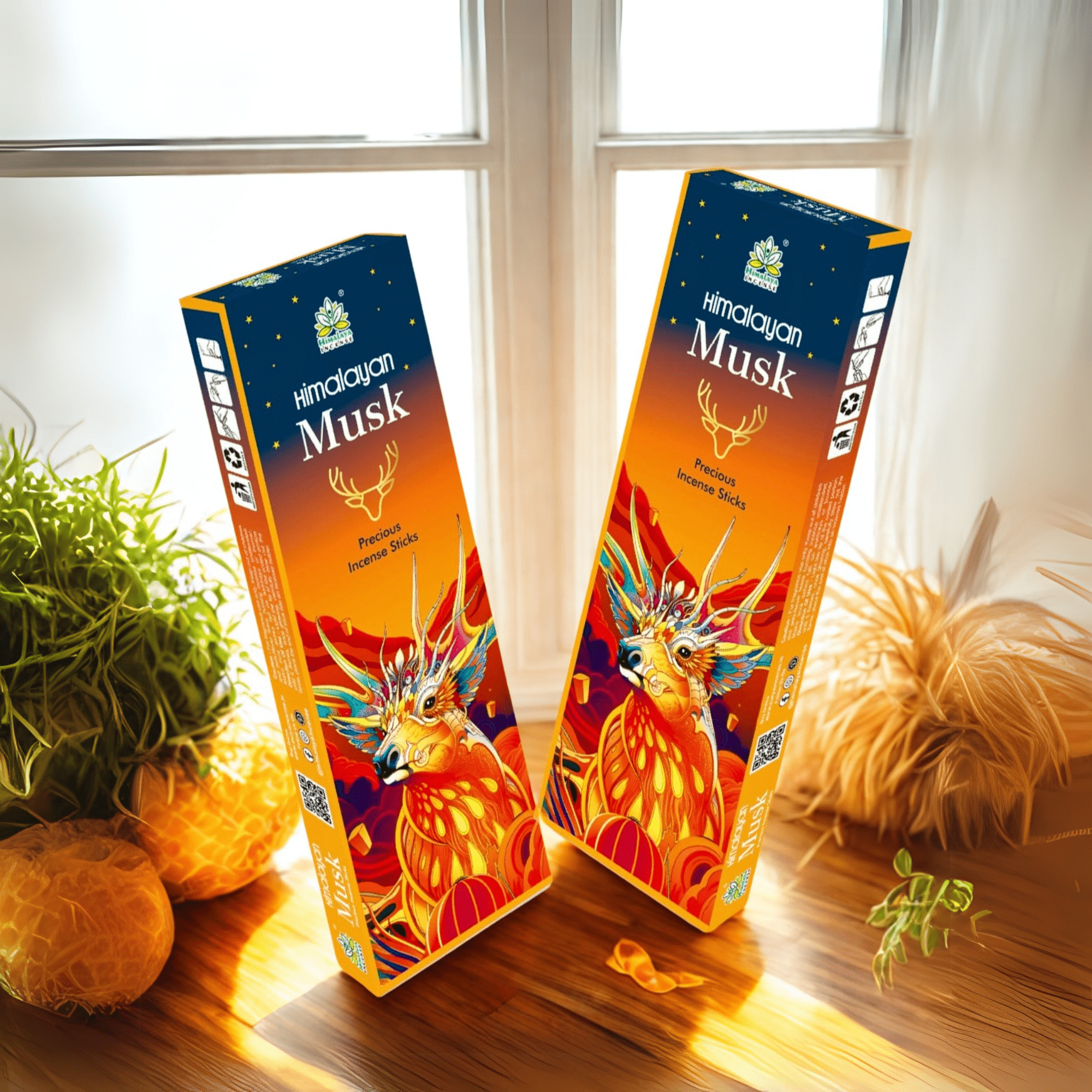 Himalayan Musk Luxurious Incense Sticks 50Gm With Metal Incense Sticks Holder