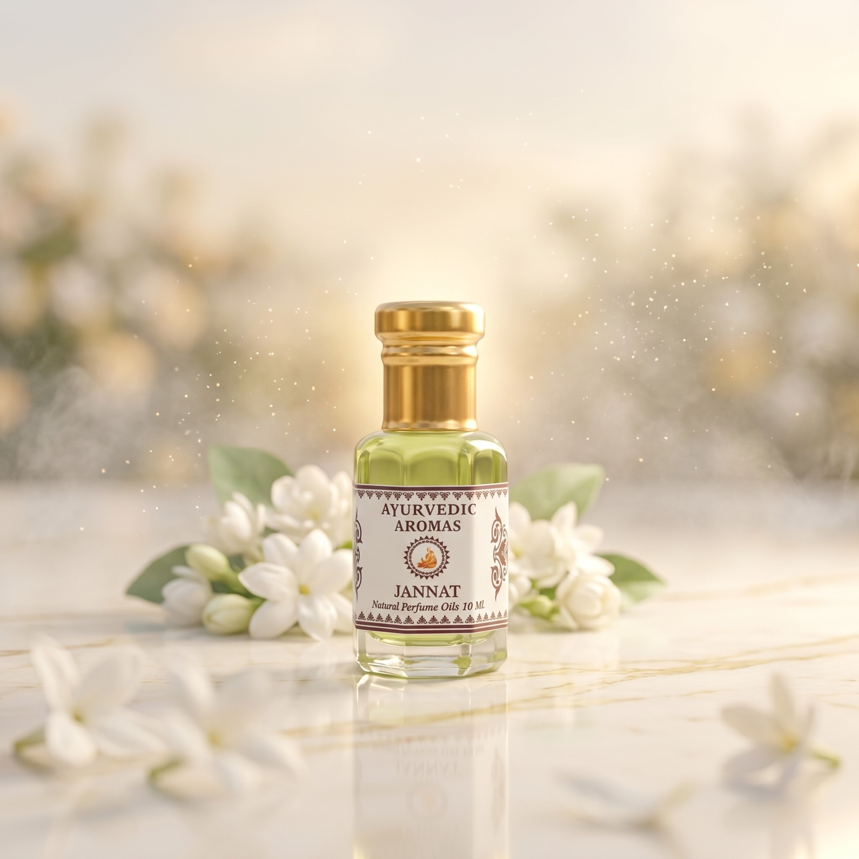 Ayurvedic Jannat Attar – Premium Alcohol-Free Floral Perfume Oil, Fresh Sweet Heavenly Fragrance, Long Lasting Attar for Men & Women – 10ml