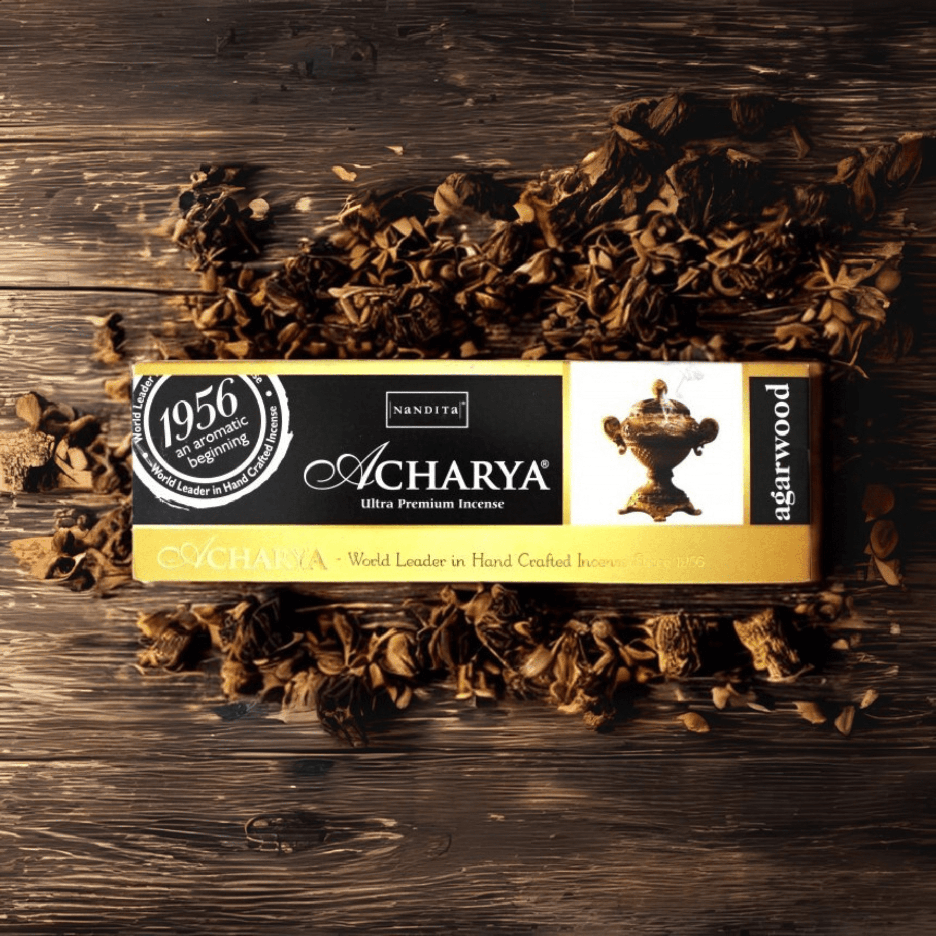 Nandita Acharya Agarwood Ultra Premium Incense - Pack of 3