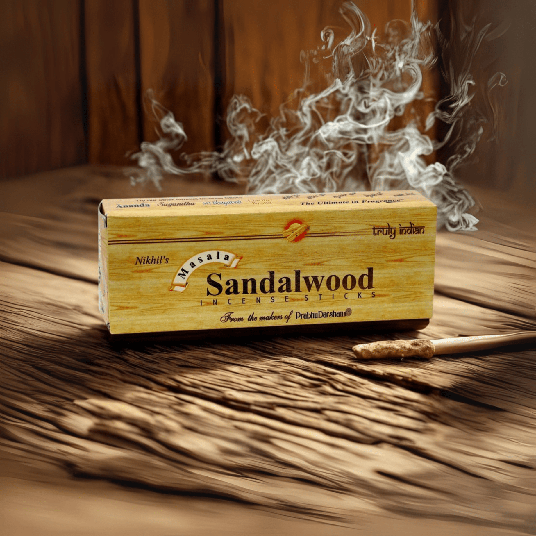 Nikhil's Masala Sandalwood Premium Incense Sticks - 250 Grm