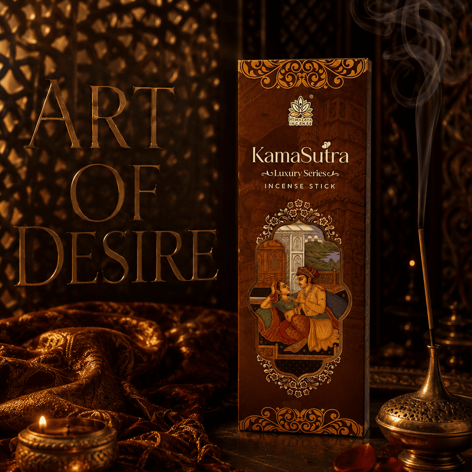 KamaSutra Incense Sticks – Premium Luxury Incense Sticks for Romance, Home Fragrance & Relaxation - 50Grm