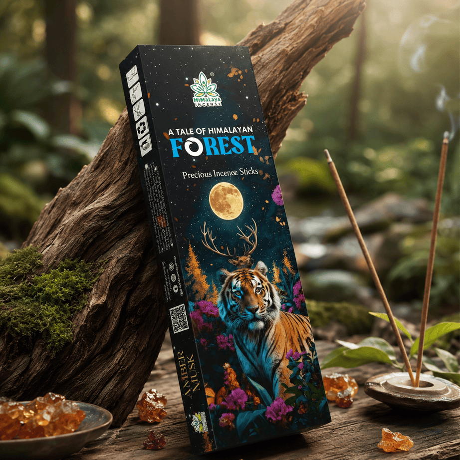 Luxury Incense Sticks Combo | Premium Masala, Fruity, Forest & Luxury Incense Sticks | Himalaya Incense - 50G Each - Pack of 4