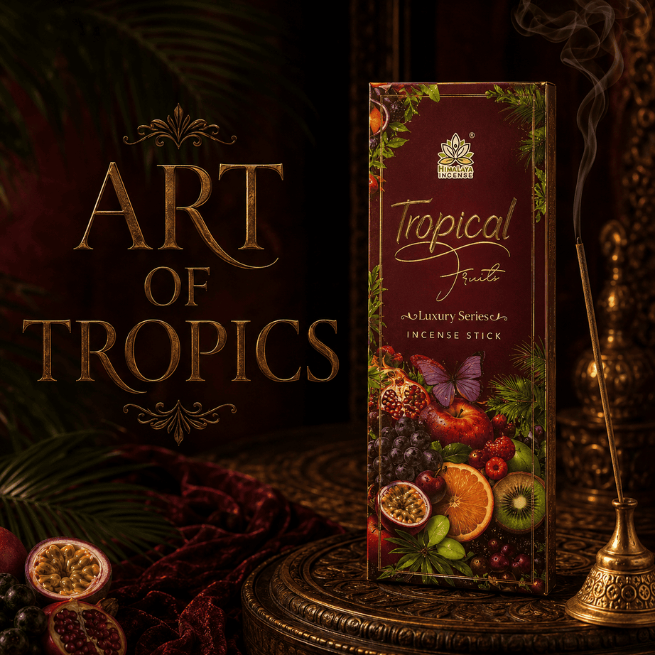 Tropical Fruits Incense Sticks – Premium Fruity Incense Sticks for Home Fragrance, Meditation & Daily Aromatherapy - 50Grm