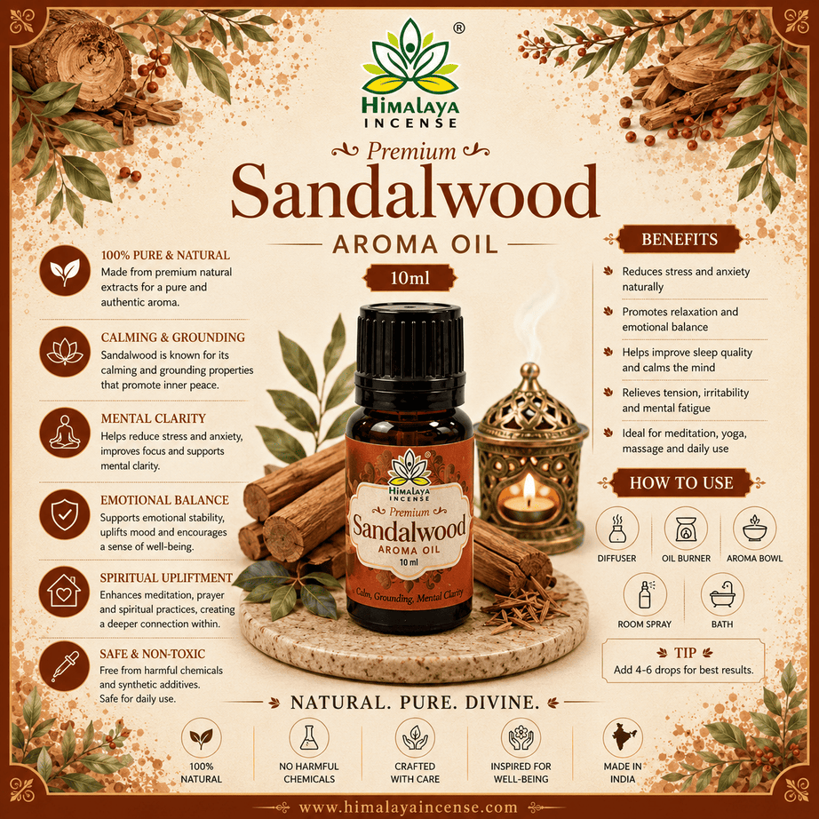 Himalaya Sandalwood Aroma Oil 10ml