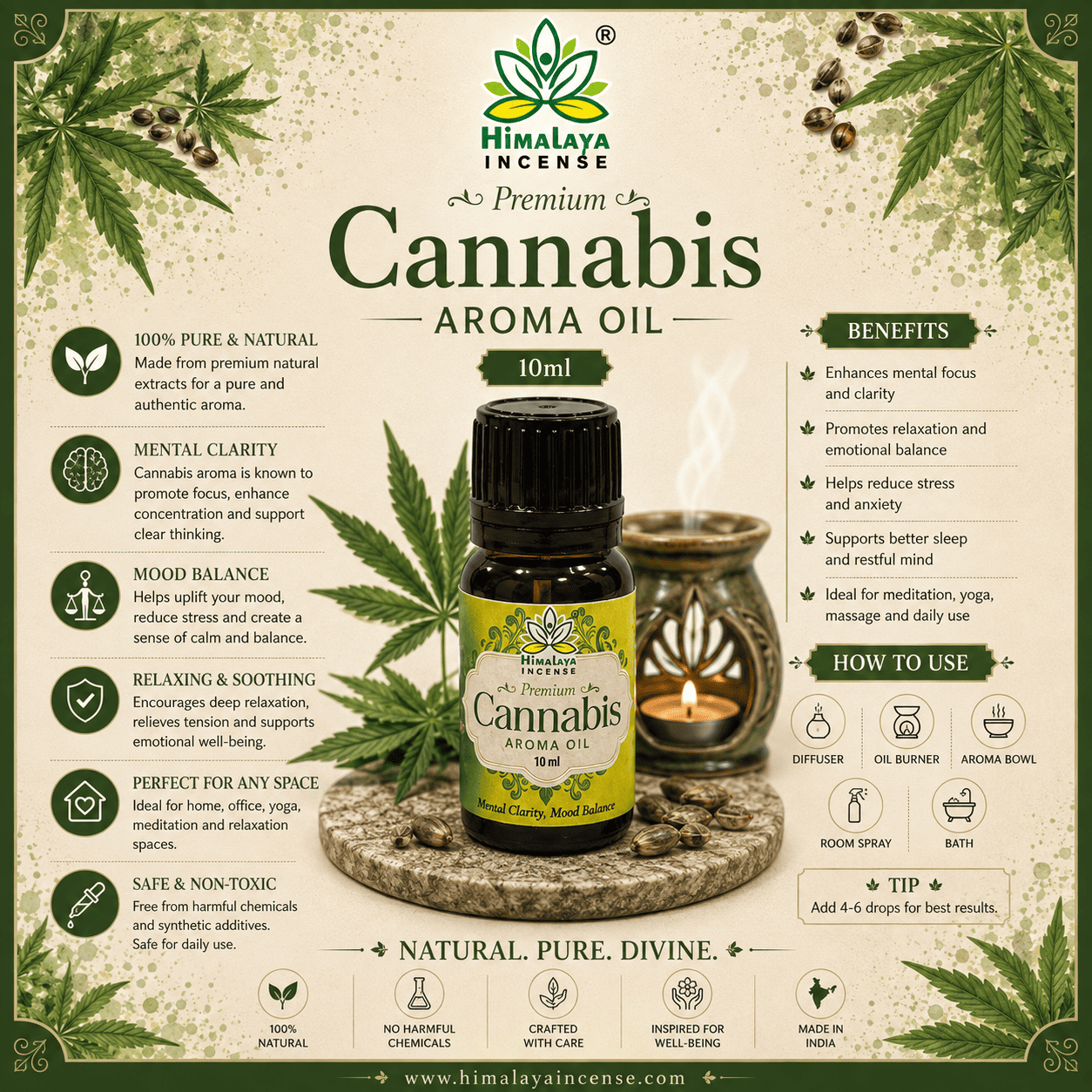 Himalaya Cannabis Aroma Oil 10ml