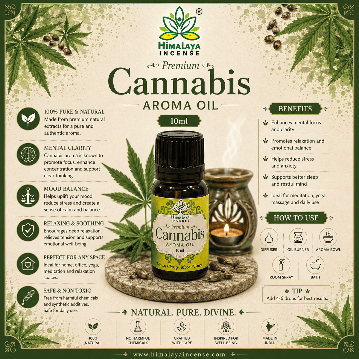 Himalaya Cannabis Aroma Oil 10ml