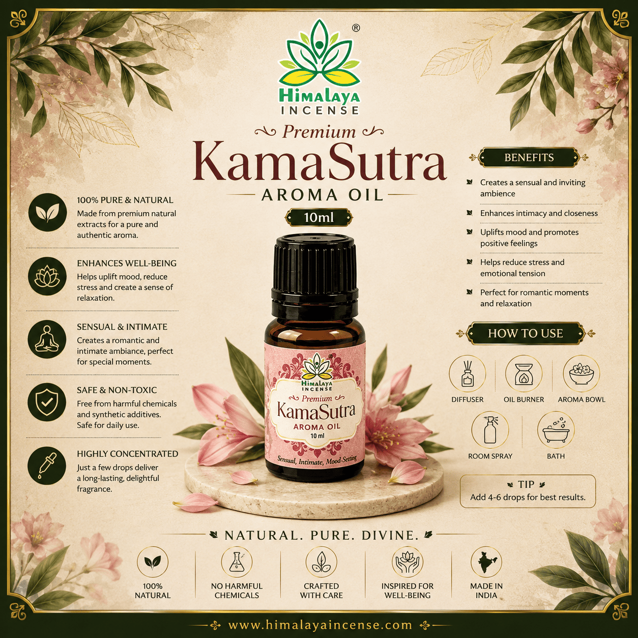 Himalaya Kamasutra Aroma Oil 10ml