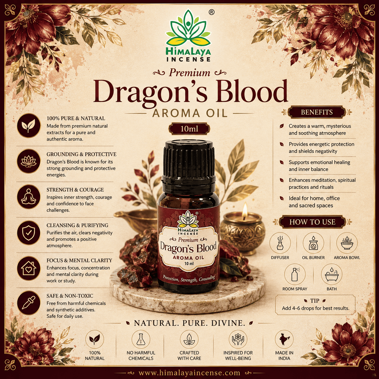 Himalaya Dragon's Blood Aroma Oil 10ml