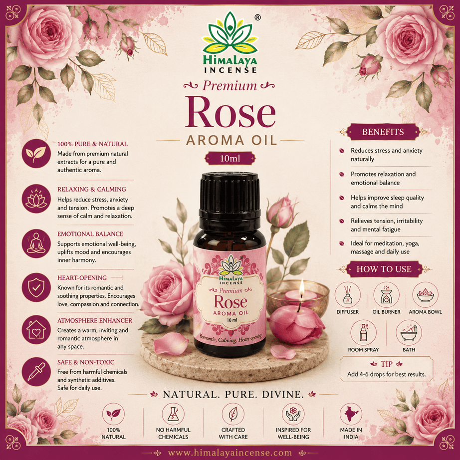 Himalaya Rose Aroma Oil 10ml