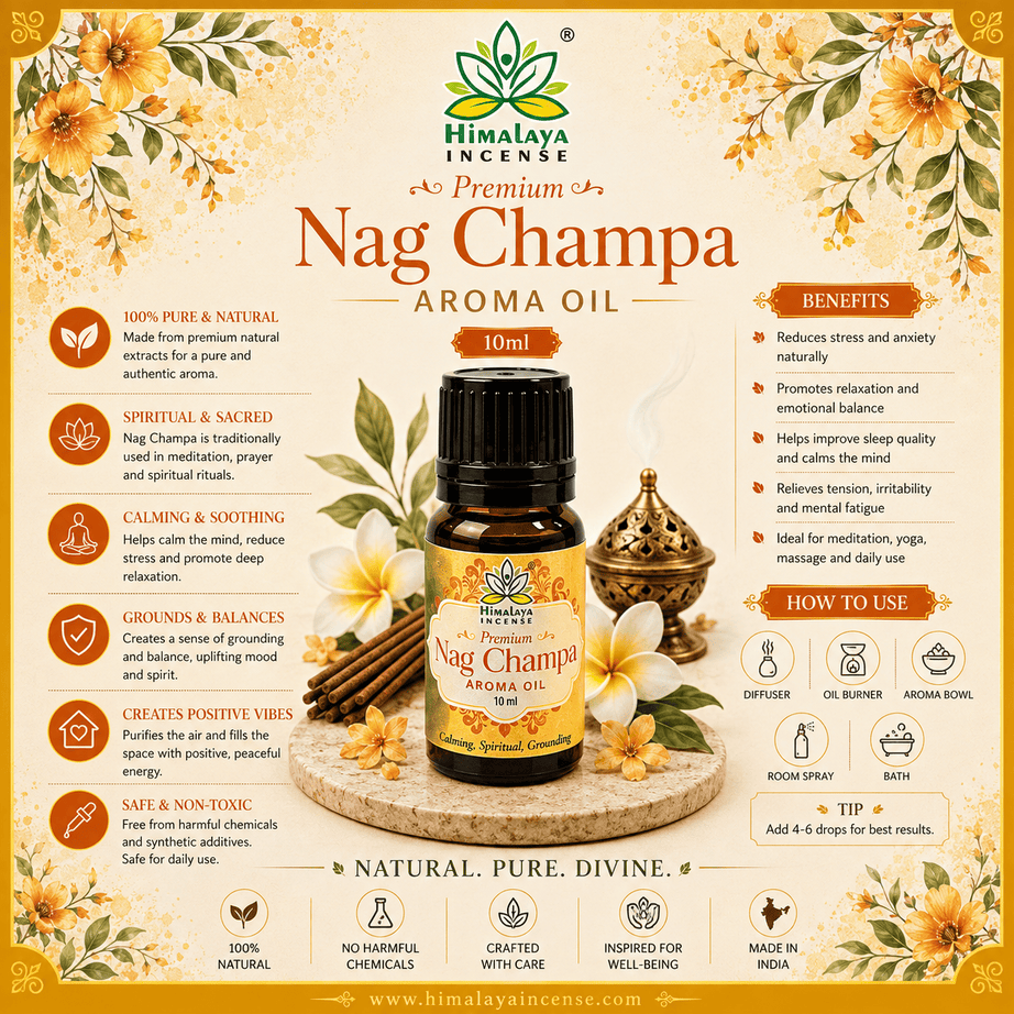 Himalaya Nag Champa Aroma Oil 10ml