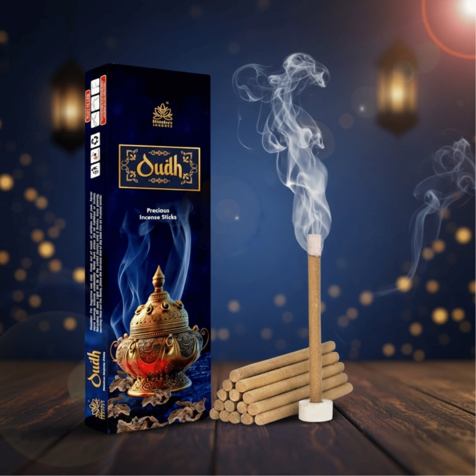 Himalaya Oudh Precious Dhoop Sticks -  - Bambooless Incense Sticks - 50 Grm